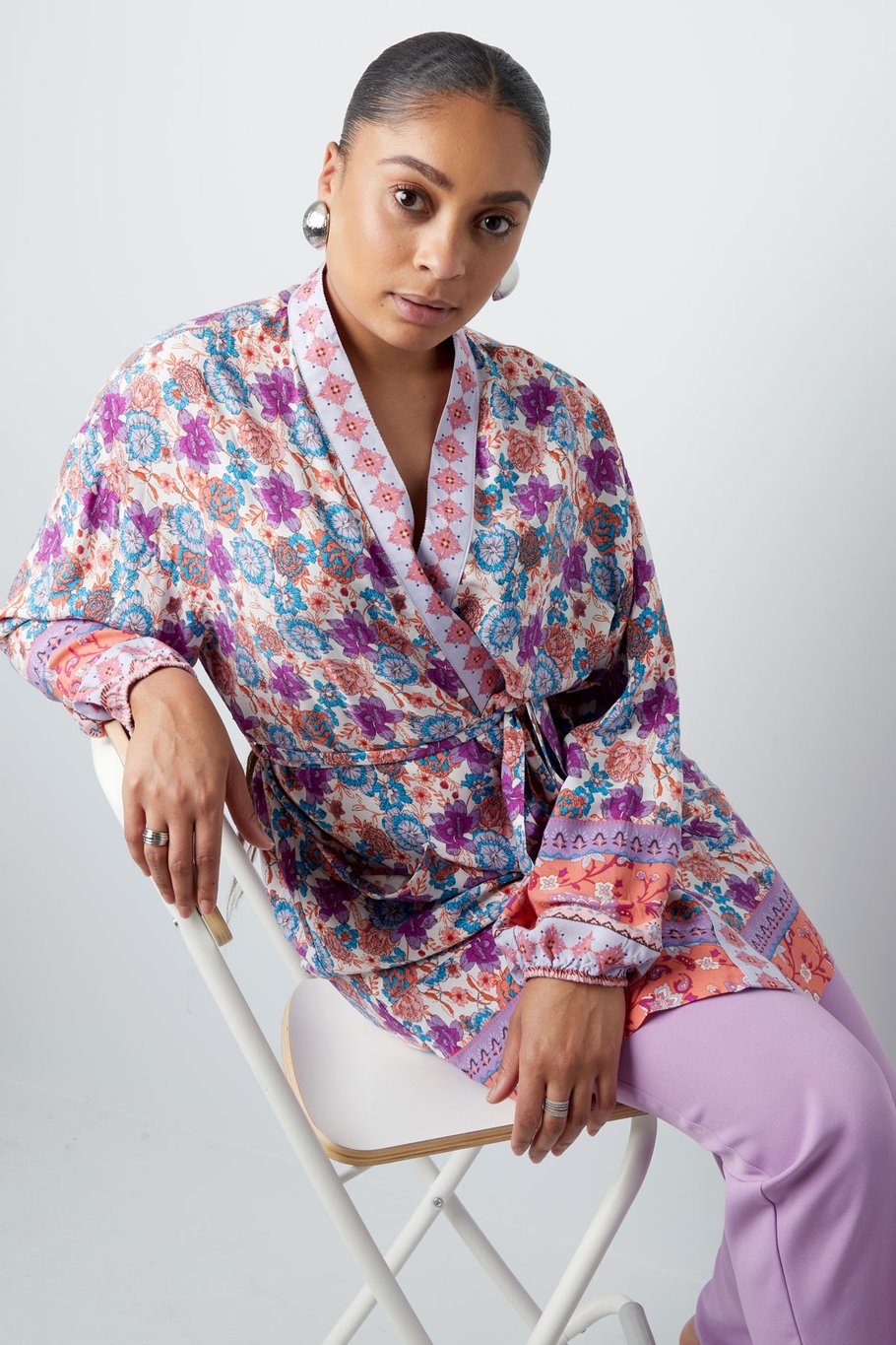 Kimono good vibes - morado Imagen2